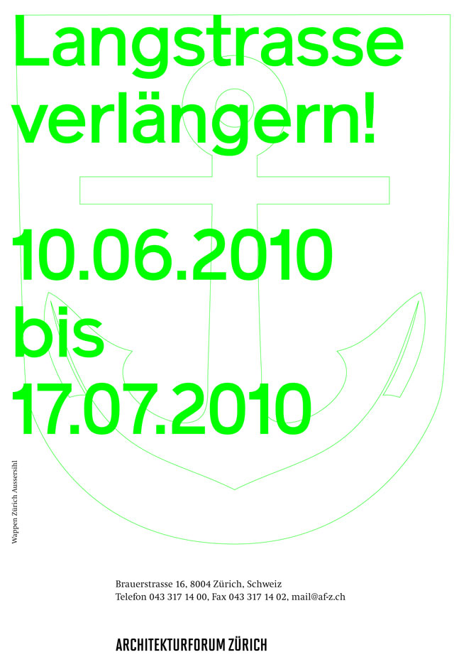 OMNIBUS take part in the exhibition “Langstrasse verlaengern!”.