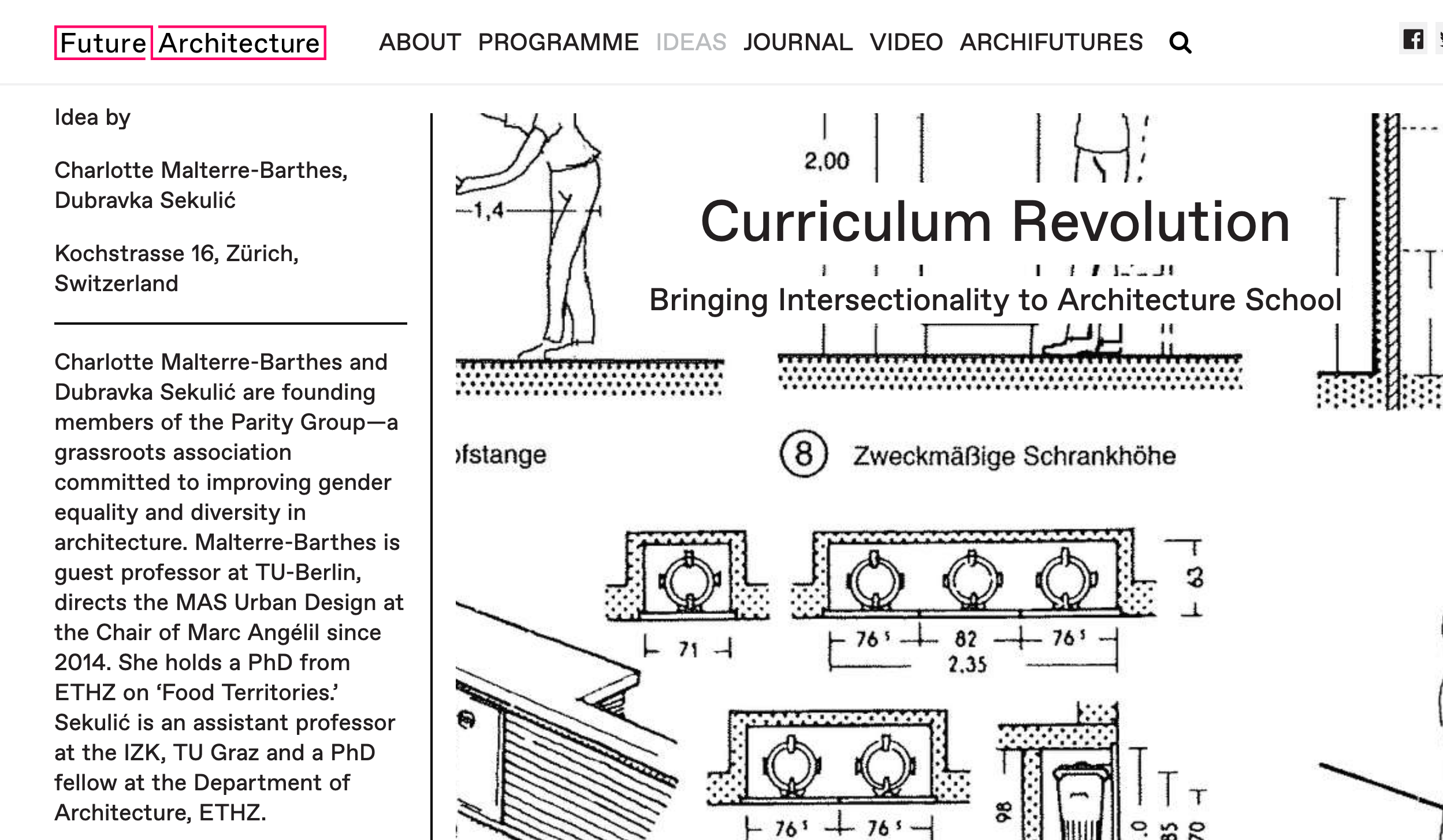 Curriculum Revolution: Intersectionality in Architecture